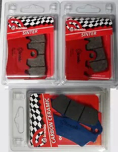 Brembo フロント/リア ブレーキ パッド セット 互換性あり DUCATI MULTISTRADA 1200 2015 - BREMBO FRONT / REAR BRAKE PADS SET COMPATIBLE FOR DUCATI MULTISTRADA 1200 2015 - 【並行輸入品】