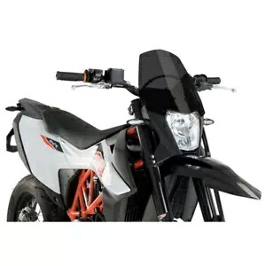 プーイグ ネイキッド N.G.スポーツスクリーン KTM ENDURO 690 R 2019 - 2023 ダークスモーク 3586F PUIG NAKED N.G. SPORT SCREEN FOR KTM ENDURO 690 R 2019 - 2023 DARK SMOKE 3586F 【並行輸入品】