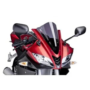 ウィンドシールド レーシング プイグ ヤマハ YZF-R125 2008 - 2018 ダーク 4637F-に対応 WINDSHIELD RACING PUIG COMPATIBLE FOR YAMAHA YZF-R125 2008 - 2018 DARK 4637F- 【並行輸入品】