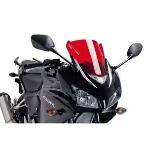PUIG Z-レーシング スクリーン ホンダ CBR 500 R 2013 - 2015 レッド 6479R に対応 PUIG Z-RACING SCREEN COMPATIBLE FOR HONDA CBR 500 R 2013 - 2015 RED 6479R 【並行輸入品】