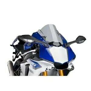PUIG Z-レーシング スクリーン ヤマハ YZF-R1/R1M 1000 2017 - 2019 ライトスモーク 7648H PUIG Z-RACING SCREEN FOR YAMAHA YZF-R1/R1M 1000 2017 - 2019 LIGHT SMOKE 7648H 【並行輸入品】