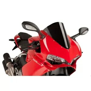 PUIG R レーサー スクリーン ドゥカティ パニガーレ 959 コルス 2018 - 2020 ブラック 7621N PUIG R-RACER SCREEN FOR DUCATI PANIGALE 959 CORSE 2018 - 2020 BLACK 7621N 【並行輸入品】