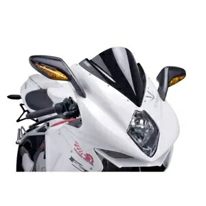 PUIG Z-レーシング スクリーン MV AGUSTA F3 800 2013 - 2023 ブラック 5651N に対応 PUIG Z-RACING SCREEN COMPATIBLE FOR MV AGUSTA F3 800 2013 - 2023 BLACK 5651N 【並行輸入品】