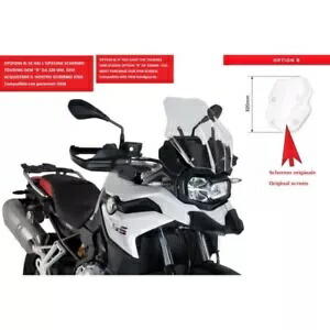 PUIG ツーリング スクリーン BMW F 850 GS 2018 - 2023 クリア 3769W に対応 PUIG TOURING SCREEN COMPATIBLE FOR BMW F 850 GS 2018 - 2023 CLEAR 3769W 【並行輸入品】