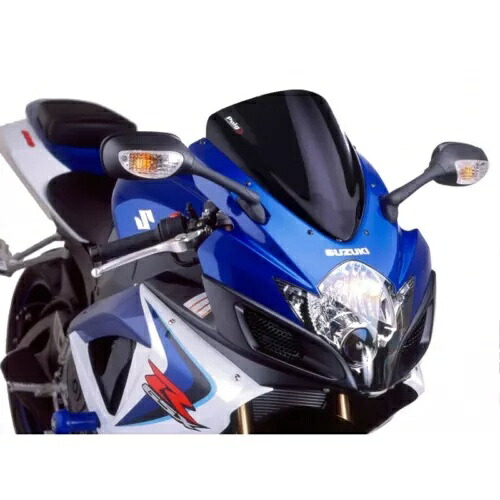 PUIG レーシング スクリーン スズキ GSX-R 600 2006 - 2007 ブラック 4055N に対応 PUIG RACING SCREEN COMPATIBLE FOR SUZUKI GSX-R 600 2006 - 2007 BLACK 4055N 【並行輸入品】