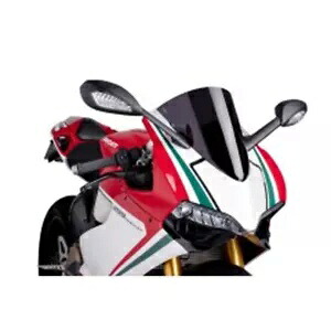 フロントガラス R-RACER PUIG ドゥカティ パニガーレ 1199 R 2015 - 2017 ブラック 5990N- WINDSHIELD R-RACER PUIG FOR DUCATI PANIGALE 1199 R 2015 - 2017 BLACK 5990N- 【並行輸入品】