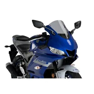 PUIG R-レーサー スクリーン ヤマハ YZF-R3 300 2019 - 2023 ライトスモーク 3737H PUIG R-RACER SCREEN FOR YAMAHA YZF-R3 300 2019 - 2023 LIGHT SMOKE 3737H 【並行輸入品】