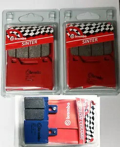 ブレンボ フロント/リア ブレーキパッド セット ドゥカティ モンスター S4 916 2001 - 2003用 BREMBO FRONT / REAR BRAKE PADS SET FOR DUCATI MONSTER S4 916 2001 - 2003 【並行輸入品】