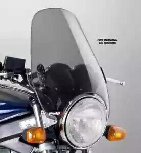 Puig フロントガラス カスタム ヤマハ XV535 ビラーゴ 1988 - 1995 ライトスモーク- PUIG WINDSHIELD CUSTOM FOR YAMAHA XV535 VIRAGO 1988 - 1995 LIGHT SMOKE- 【並行輸入品】