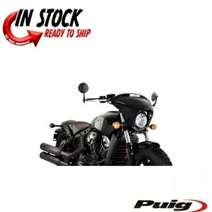 PUIG カスタム アクセス バットウィング SML フェアリング 2018-2022 スカウト ボバー ブラック/クリア 21073W PUIG CUSTOM ACCESS BATWING SML FAIRING 2018-2022 SCOUT BOBBER BLACK/CLEAR 21073W 【並行輸入品】
