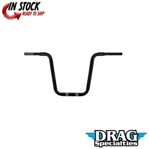 ドラッグ スペシャリティーズ フラット ブラック 1-1/4" 14" エイプ ハンガー ハンドルバー ロード グライド 15-20 Drag Specialties Flat Black 1-1/4" 14" Ape Hanger Handlebars Road Glide 15-20 【並行輸入品】｜カスタムパーツ WORLD倉庫