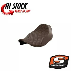 SADDLEMEN RENEGADE ソロシート ブラウン格子ステッチ ハーレー 23-2024 FLT FLH SADDLEMEN RENEGADE SOLO SEAT BROWN LATTICE STITCH HARLEY 23-2024 FLT FLH 【並行輸入品】