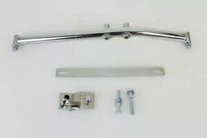 V-Twin ハーレーダビッドソン用アップスウェプト ヘッダー取り付けブラケット キット クローム Upswept Header Mounting Bracket Kit Chrome for Harley Davidson by V-Twin 【並行輸入品】