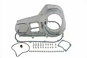 V-Twin 製ハーレーダビッドソン用クロームアウタープライマリーカバーキット Chrome Outer Primary Cover Kit for Harley Davidson by V-Twin 【並行輸入品】