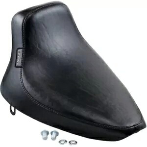 Le Pera シルエット スムース ブラック ビニール ソロ シート ハーレー 1984-99 ソフテイル FXST FLST Le Pera Silhouette Smooth Black Vinyl Solo Seat Harley 1984-99 Softail FXST FLST 【並行輸入品】