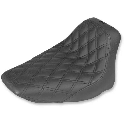 Saddlemen ブラック レネゲード 格子ステッチ ソロシート 2006-17 ハーレー FLSTC/N Saddlemen Black Renegade Lattice Stitch Solo Seat 2006-17 Harley FLSTC/N 【並行輸入品】
