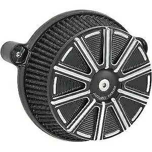 アレンネス ブラック 10 ゲージ ビッグ吸盤 ステージ I エアフィルター クリーナー M8 1010-2214 Arlen Ness Black 10-Gauge Big Sucker Stage I Air Filter Cleaner M8 1010-2214 【並行輸入品】