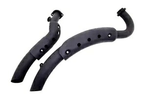 ヒートシールド付きブラックドラッグパイプセットはハーレーダビッドソン 30-1286 に適合します Black Drag Pipe Set With Heat Shields fits Harley-Davidson 30-1286 【並行輸入品】｜カスタムパーツ WORLD倉庫