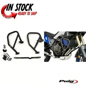 Puig エンジン ガード ブラック ヤマハ 2021-2024 XTZ700 TENERE 21192N PUIG ENGINE GUARDS BLACK YAMAHA 2021-2024 XTZ700 TENERE 21192N 【並行輸入品】|カスタムパーツ WORLD倉庫