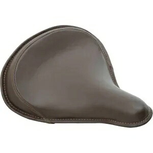 ドラッグスペシャリティーズ ラージブラウンレザーソロシート ハーレーカスタムボバーチョッパー Drag Specialties Large Brown Leather Solo Seat Harley Custom Bobber Chopper 【並行輸入品】｜カスタムパーツ WORLD倉庫