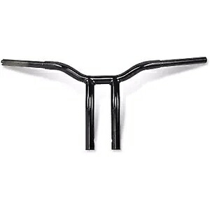 LA CHOPPERS LA-7338-12B ブラック 12 インチ Kage Fighter 溶接ベントライザー ハンドルバー LA CHOPPERS LA-7338-12B Black 12\