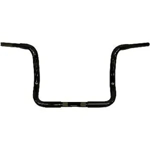 LA チョッパーズ グロス ブラック 1 1/4 インチ ハンドルバー 10 インチ エイプ ハンガー バットウィング 96-20 用 LA Choppers Gloss Black 1 1/4\