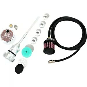 Feuling ポリッシュ ベント ディップスティック キット 2018-2020 ハーレー ソフテイル モデル用 Feuling Polished Vented Dipstick Kit for 2018-2020 Harley Softail Models 【並行輸入品】