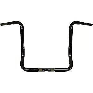 LA CHOPPERS LA-7321-14B ブラック 1-1/4 インチ ツーリング 14 インチ エイプ ハンガー 1 インチ クランプ用 LA CHOPPERS LA-7321-14B Black 1-1/4\