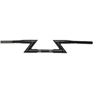 LA CHOPPERS LA-7310-00B ブラック 1-1/4" Z-バー スタイル ハンドルバー 1" ハーレー用 LA CHOPPERS LA-7310-00B Black 1-1/4" Z-Bar Style Handlebars for 1" Harley 【並行輸入品】｜カスタムパーツ WORLD倉庫