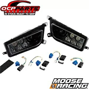 新しいムースユーティリティ LED ヘッドライトキットポラリス RZR 900 1000 一般 1000 モデル用 NEW MOOSE UTILITY LED HEADLIGHT KIT FOR POLARIS RZR 900 1000 GENERAL 1000 MODELS 【並行輸入品】