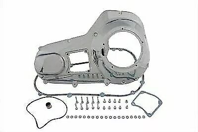 V-Twin 製ハーレーダビッドソン用クロームアウタープライマリーカバーキット Chrome Outer Primary Cover Kit for Harley Davidson by V-Twin 【並行輸入品】