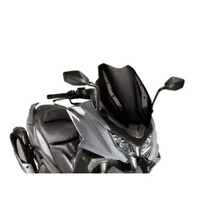 PUIG スクリーン V-TECH ライン スポーツ KYMCO AK550 17-22 ブラック PUIG SCREEN V-TECH LINE SPORT KYMCO AK550 17-22 BLACK 【並行輸入品】