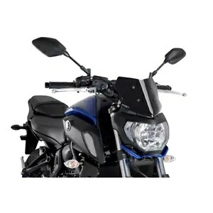 PUIG スクリーン ネイキッド N.G.スポーツヤマハ MT-07 18-20 ブラック PUIG SCREEN NAKED N.G. SPORT YAMAHA MT-07 18-20 BLACK 【並行輸入品】