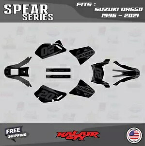 スズキ DR650 (全年式) DR 650 スピア シリーズ用グラフィックスキット - スモーク Graphics Kit for Suzuki DR650 (All Years) DR 650 Spear Series- Smoke 【並行輸入品】