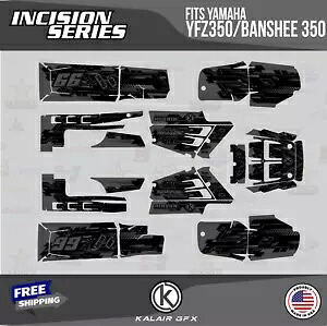 ヤマハ YFZ350 バンシー 350-16 MIL 切開用グラフィックスキット - スモーク Graphics Kit for Yamaha YFZ350 Banshee 350-16 MIL Incision - Smoke 【並行輸入品】