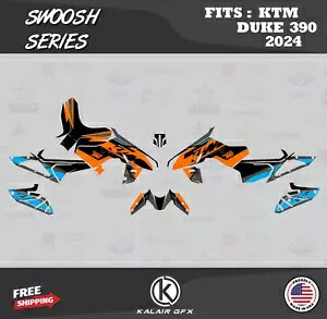 KTM Duke 390 (2024) Swoosh 用グラフィックスキット - オレンジシフト Graphics Kit for KTM Duke 390 (2024) Swoosh - ORANGE-SHIFT 【並行輸入品】