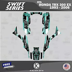 HONDA TRX 300 EX (93-06) TRX300 16 MIL スウィフト ティール用グラフィックスキット Graphics Kit for HONDA TRX 300 EX (93-06) TRX300 16 MIL Swift-Teal 【並行輸入品】