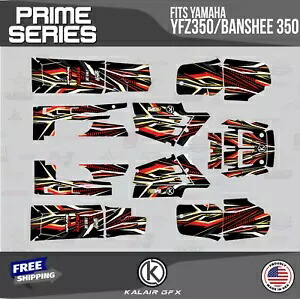 Yamaha YFZ350 Banshee 350-16 MIL Prime用グラフィックスキット - レッド Graphics Kit for Yamaha YFZ350 Banshee 350-16 MIL Prime - Red 【並行輸入品】
