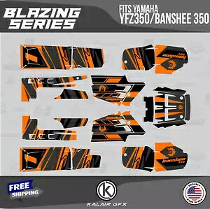 ヤマハ バンシー 350 グラフィックス キット 16 MIL ブレイジング - オレンジ シフト用グラフィックスキット Graphics Kit for YAMAHA Banshee 350 Graphics Kit 16 MIL Blazing - Orange Shift 【並行輸入品】