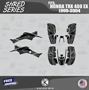 HONDA TRX400EX (1999-2004) 16MIL SHRED-スモーク用グラフィックスキット Graphics Kit for HONDA TRX400EX (1999-2004) 16MIL SHRED-Smoke 【並行輸入品】