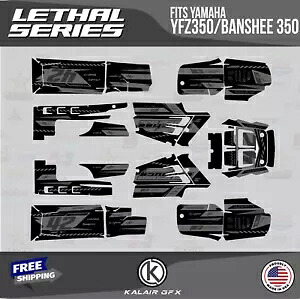 ヤマハ バンシー 350 グラフィックス キット 16 MIL リーサル シリーズ用グラフィックスキット - スモーク Graphics Kit for YAMAHA Banshee 350 Graphics Kit 16 MIL Lethal Series - Smoke 【並行輸入品】