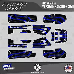 ヤマハ バンシー 350 グラフィックス キット 16 MIL 電子用グラフィックスキット - ブルー Graphics Kit for YAMAHA Banshee 350 Graphics Kit 16 MIL Electron - Blue 【並行輸入品】