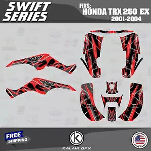 HONDA TRX 250EX (2001-2004) 用グラフィックスキット Swift-Red Graphics Kit for HONDA TRX 250EX (2001-2004) Swift-Red 【並行輸入品】