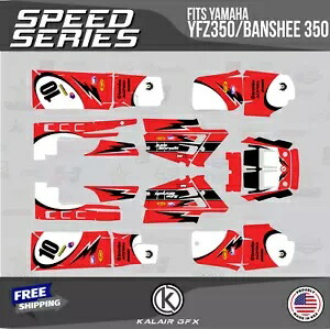 ヤマハ バンシー 350 グラフィックス キット 16 MIL スピード用グラフィックスキット - レッド Graphics Kit for YAMAHA Banshee 350 Graphics Kit 16 MIL Speed - Red 【並行輸入品】 51,480円