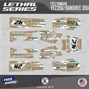 ヤマハ バンシー 350 グラフィックス キット 16 MIL リーサル シリーズ用グラフィックスキット - タン Graphics Kit for YAMAHA Banshee 350 Graphics Kit 16 MIL Lethal Series - Tan 【並行輸入品】