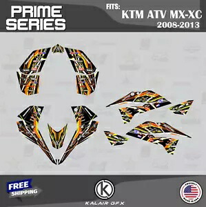 KTM ATV 450XC 450SX 525XC 525SX (08-13) 用グラフィックスキット - 16 MIL プライムイエロー Graphics Kit for KTM ATV 450XC 450SX 525XC 525SX (08-13) - 16 MIL PRIME-Yellow 【並行輸入品】 51,480円