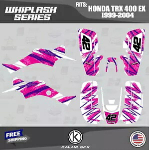 HONDA TRX400EX (1999-2004) 16MIL ウィップラッシュ用グラフィックスキット - マゼンタ Graphics Kit for HONDA TRX400EX (1999-2004) 16MIL Whiplash - MAGENTA 【並行輸入品】