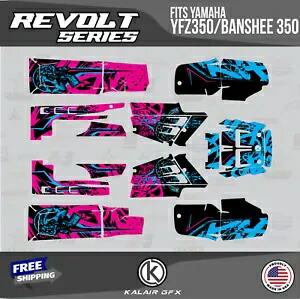 ヤマハ バンシー 350 グラフィックス キット 16 MIL Revolt 用グラフィックスキット - マゼンタ Graphics Kit for YAMAHA Banshee 350 Graphics Kit 16 MIL Revolt - Magenta 【並行輸入品】 51,480円