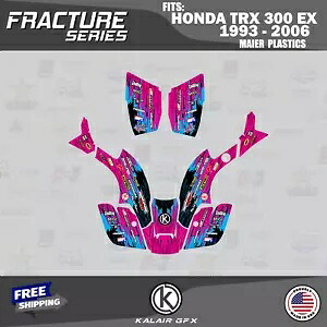 HONDA TRX 300 MAIER 16 MIL (93-06) 16 Mil FRACTURE-CM 用グラフィックスキット Graphics Kit for HONDA TRX 300 MAIER 16 MIL (93-06) 16 Mil FRACTURE-CM 【並行輸入品】