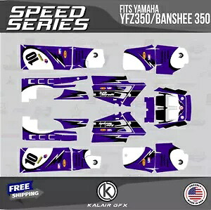 ヤマハ バンシー 350 グラフィックス キット 16 MIL スピード用グラフィックスキット - パープル Graphics Kit for YAMAHA Banshee 350 Graphics Kit 16 MIL Speed - Purple 【並行輸入品】